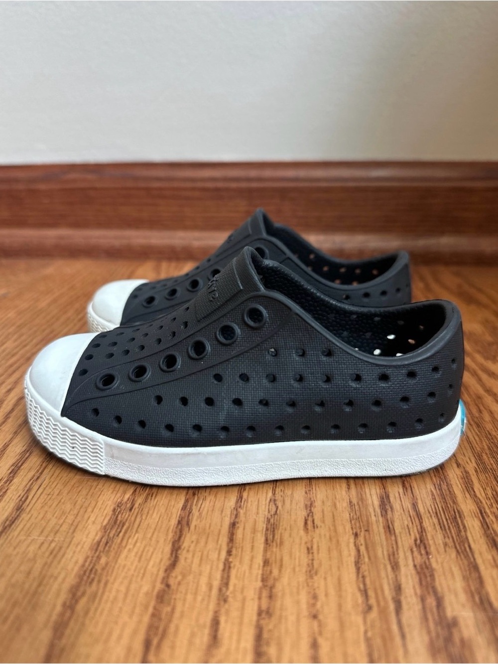 Native Shoes Kids C6 Black Slip Ons